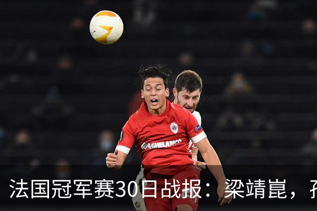 法国冠军赛30日战报：梁靖崑，孙颖莎5局，王曼昱爆冷，林诗栋28连胜